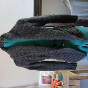 Aerie Grey Knit Cardigan Size XS